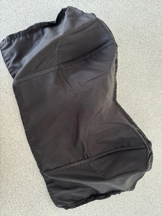 Heavy Beaded Smocked Crop Top Luxe Statement Bustier Festival Evening Event XL - Picture 11 of 16